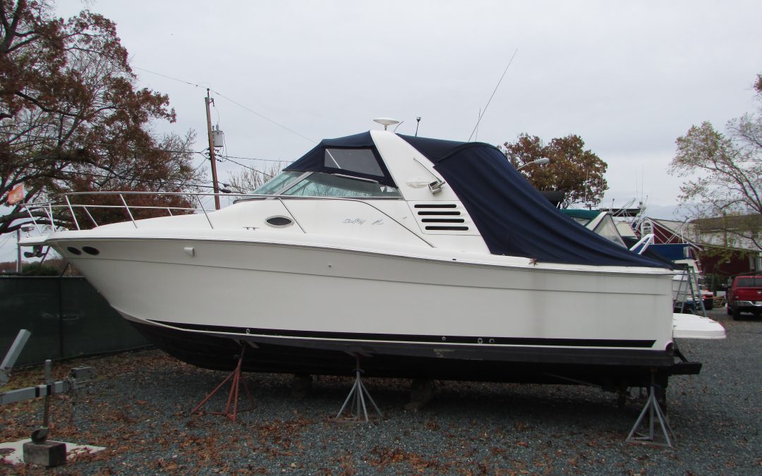 1999 Sea Ray 33′ 330 Express Cruiser asking $57,500.00 FREE SLIP FOR 2025