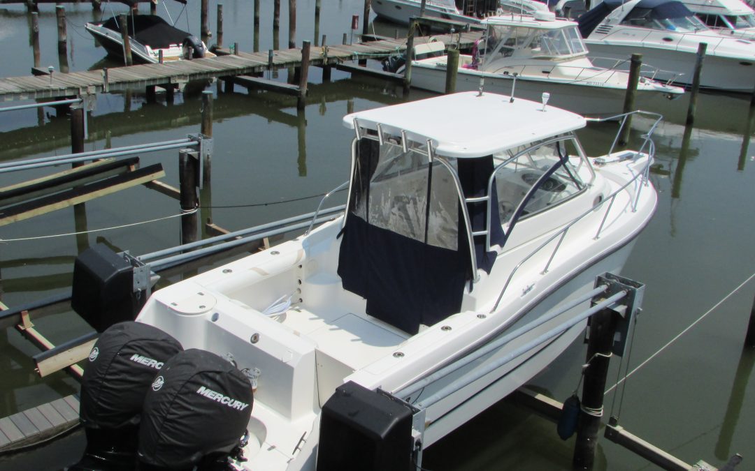 2005 Boston Whaler 25′ 255 Conquest 2017 motors Asking $58,900.00