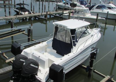 2005 Boston Whaler 25′ 255 Conquest 2017 motors Asking $58,900.00